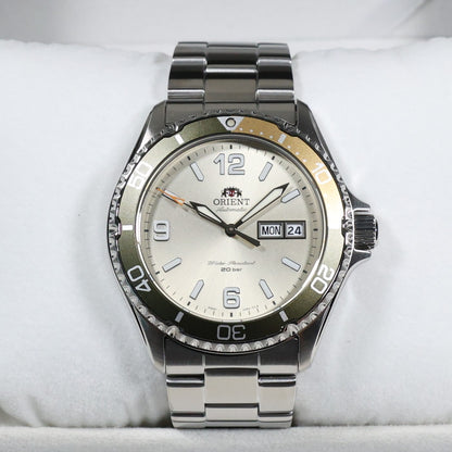 Orient Mako III Silver Dial Automatic Men's Stainless Steel Watch RA-AA0821S19B