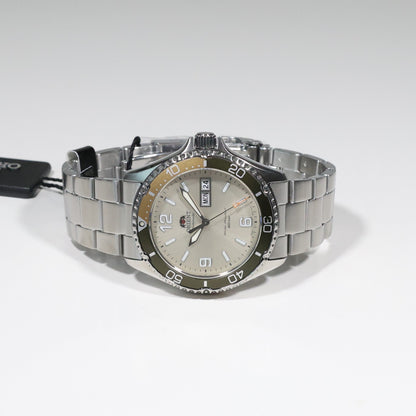 Orient Mako III Silver Dial Automatic Men's Stainless Steel Watch RA-AA0821S19B