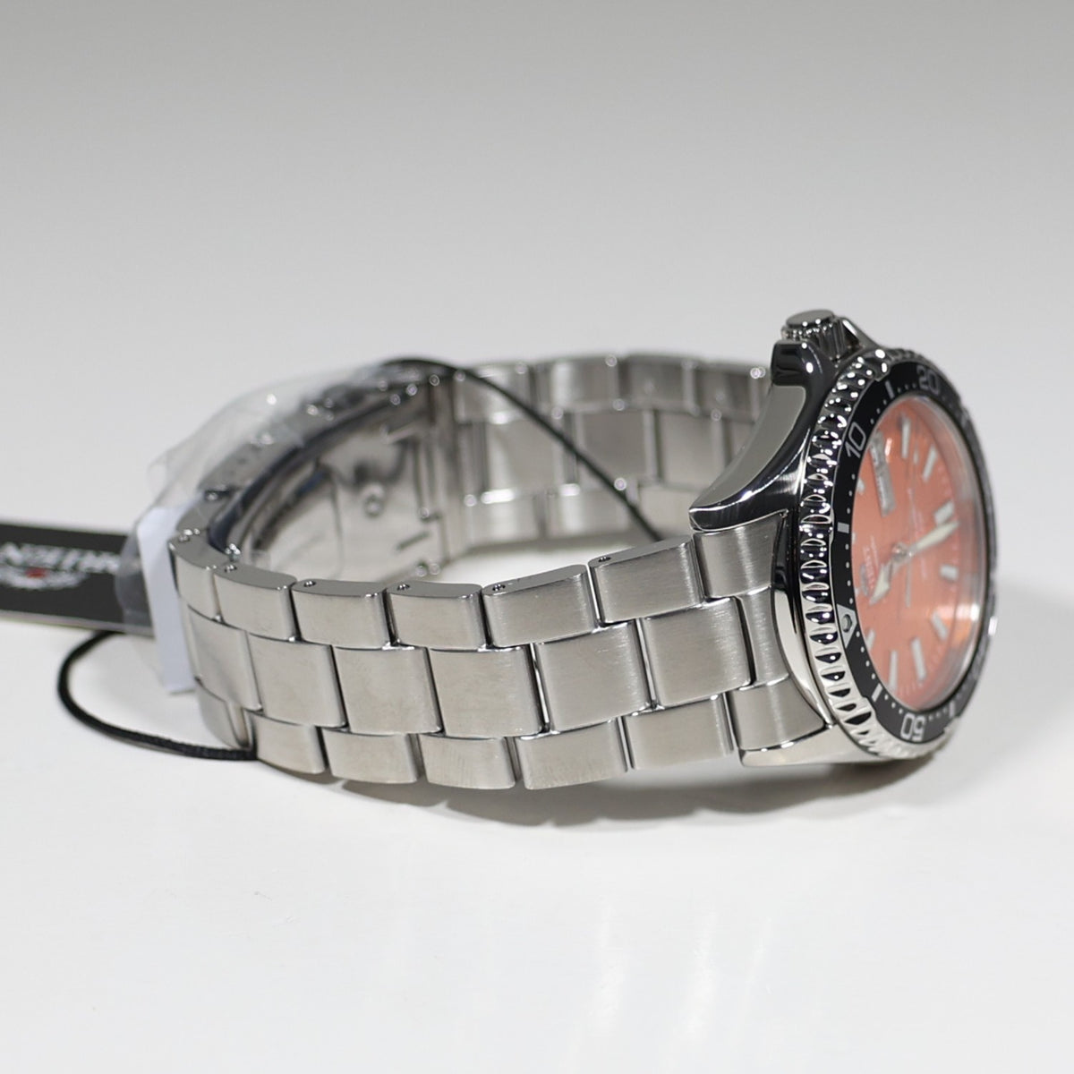 Orient Mako Stainless Steel Orange Dial Diver Men's Watch RA-AA0826Y