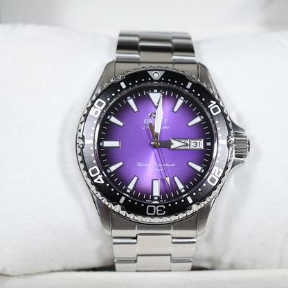 Orient Mako Limited Edition Purple Dial Diver Men's Watch RA-AA0827V