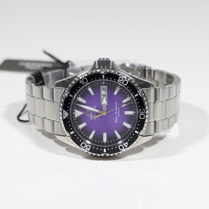 Orient Mako Limited Edition Purple Dial Diver Men's Watch RA-AA0827V