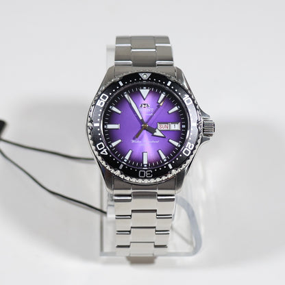 Orient Mako Limited Edition Purple Dial Diver Men's Watch RA-AA0827V