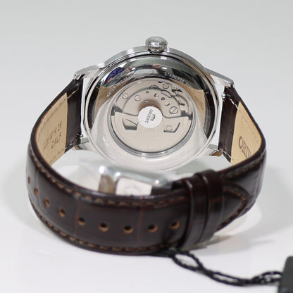 Orient Automatic Green Dial Classic Men's Leather Strap Watch RA-AC0023E