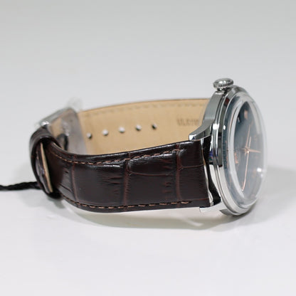 Orient Automatic Green Dial Classic Men's Leather Strap Watch RA-AC0023E