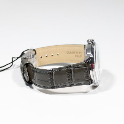 Orient Classic Men's Beige Dial Grey Leather Strap Watch RA-AC0025N