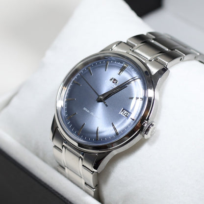 Orient Bambino Blue Dial Stainless Steel Men's Classic Watch RA-AC0M10L30B