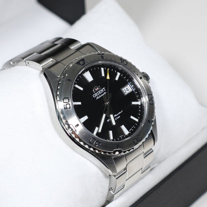 Orient Mako Automatic Stainless Steel Black Dial Men's Sports Watch RA-AC0Q01B
