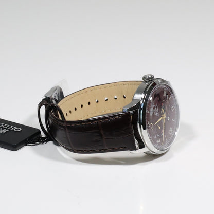 Orient Automatic Sun and Moon Red Dial Men's Watch RA-AK0807R