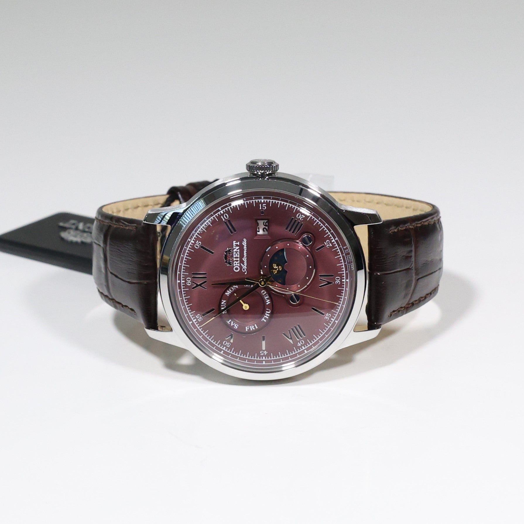 Orient Automatic Sun and Moon Red Dial Men's Watch RA-AK0807R