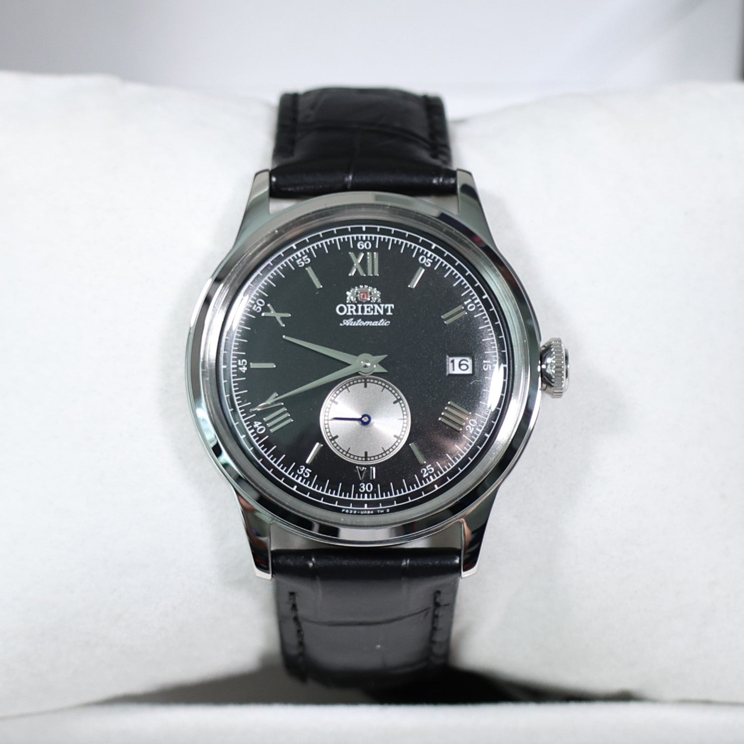 Orient Classic 38mm Black Dial Seconds Hand Automatic Watch RA-AP0101B