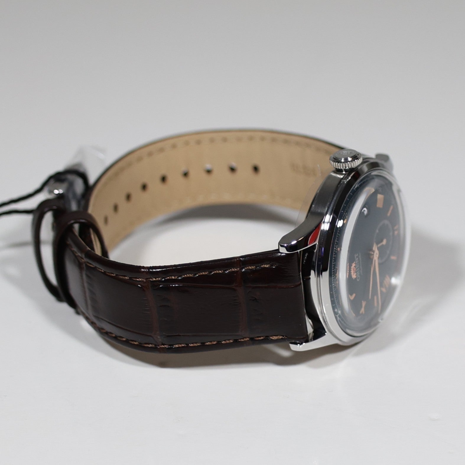 Orient Bambino Green Dial Small Seconds Hand Automatic Watch RA-AP0102E30B - Chronobuy