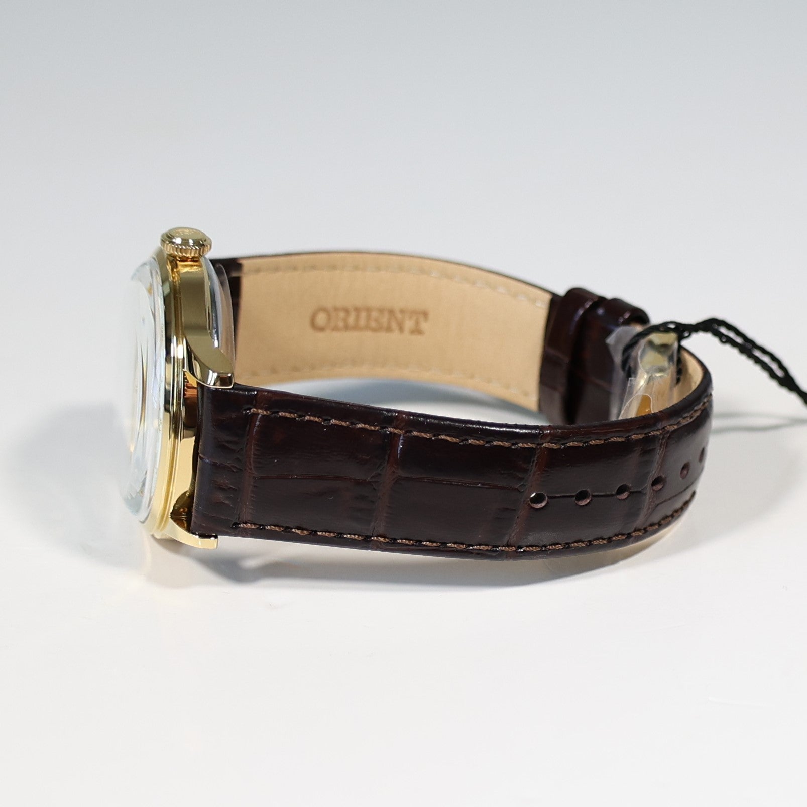 Orient Classic 38mm Gold Tone Seconds Hand Automatic Watch RA-AP0106S
