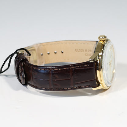 Orient Classic 38mm Gold Tone Seconds Hand Automatic Watch RA-AP0106S