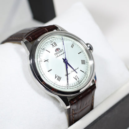 Orient Bambino 38MM  White Dial Automatic No Date Watch RA-BB0002S - Chronobuy