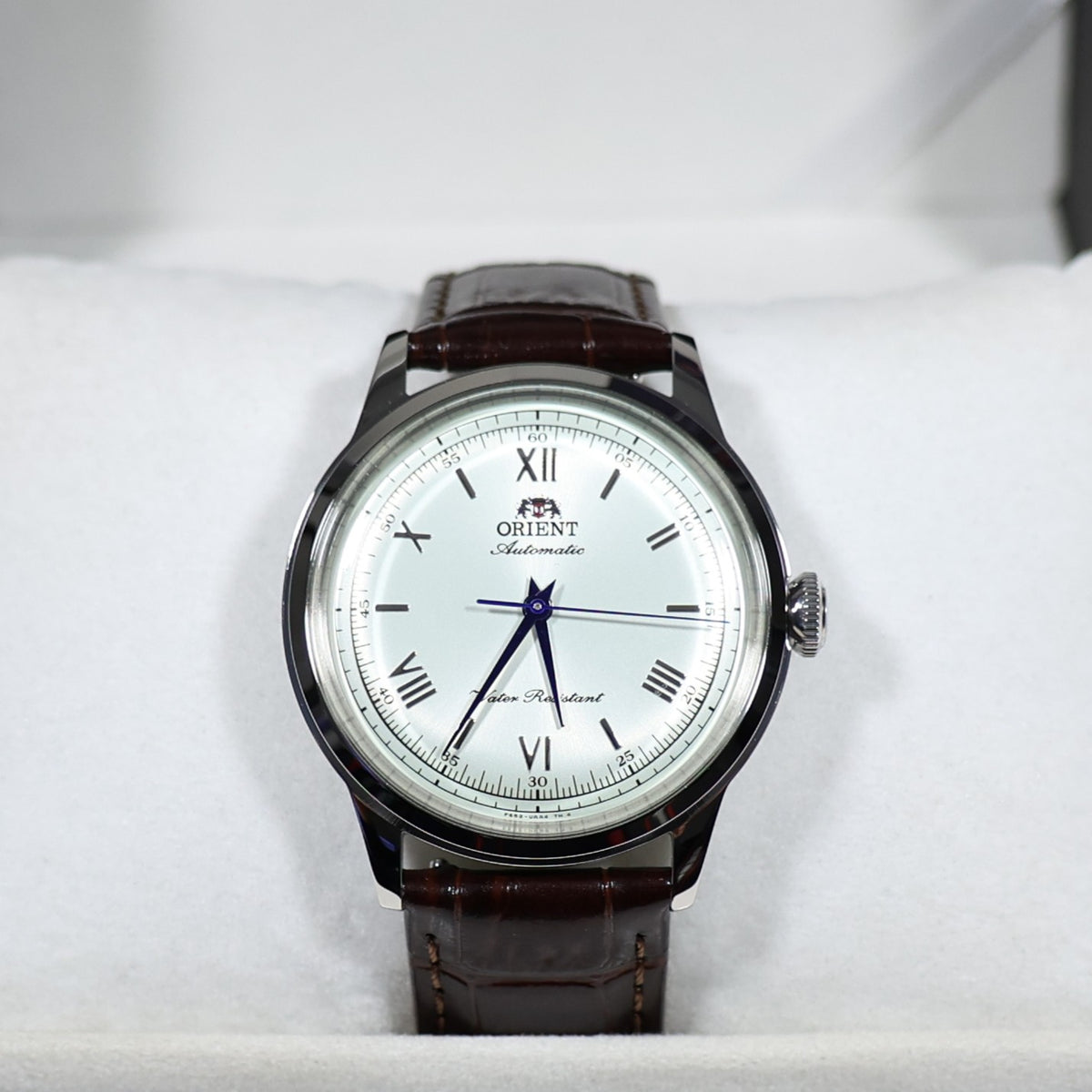 Orient Bambino 38MM  White Dial Automatic No Date Watch RA-BB0002S - Chronobuy