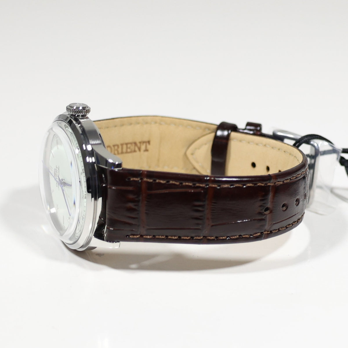 Orient Bambino 38MM  White Dial Automatic No Date Watch RA-BB0002S - Chronobuy