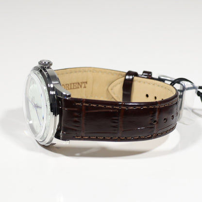 Orient Bambino 38MM  White Dial Automatic No Date Watch RA-BB0002S - Chronobuy