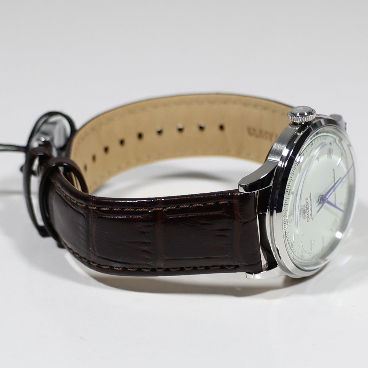 Orient Bambino 38MM  White Dial Automatic No Date Watch RA-BB0002S - Chronobuy