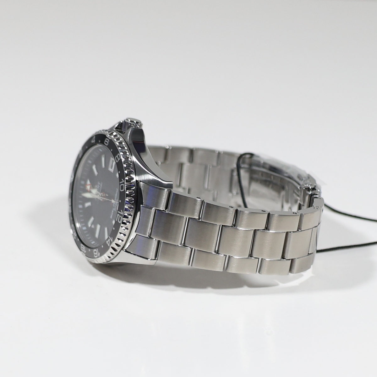 Orient Mako GMT Black Dial Stainless Steel Men's Watch RA-BC0001B