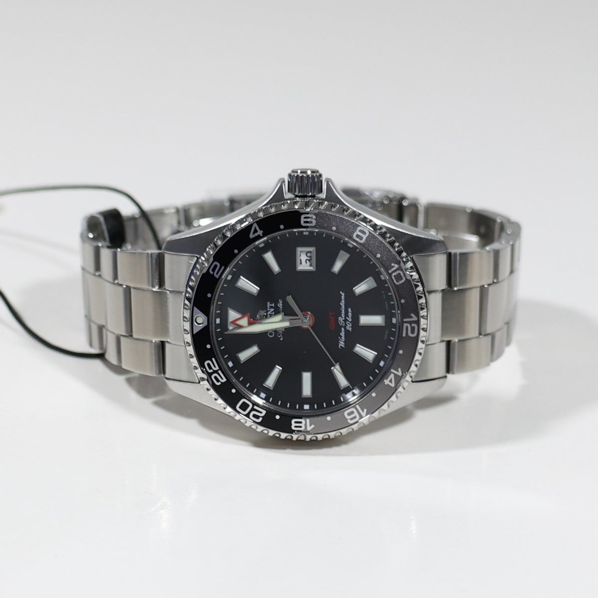 Orient Mako GMT Black Dial Stainless Steel Men's Watch RA-BC0001B