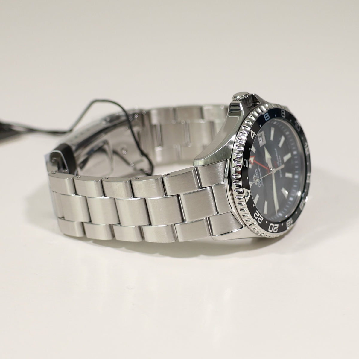 Orient Mako GMT Green Dial Stainless Steel Men's Watch RA-BC0002E