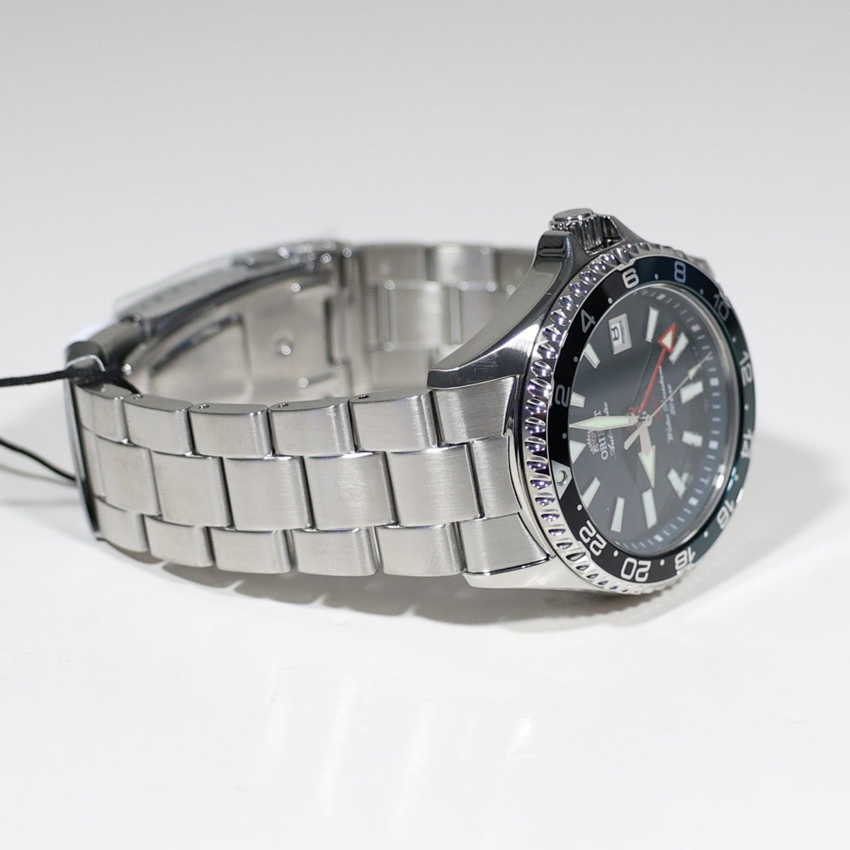 Orient Mako GMT Green Dial Stainless Steel Men's Watch RA-BC0002E - Chronobuy