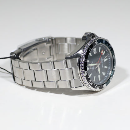 Orient Mako GMT Green Dial Stainless Steel Men's Watch RA-BC0002E - Chronobuy