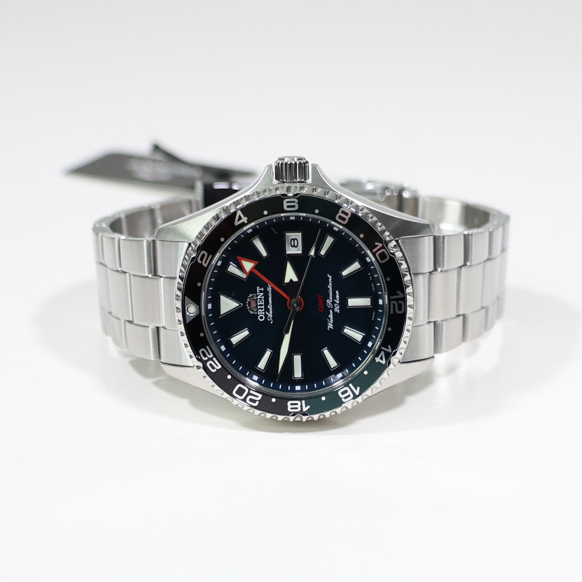 Orient Mako GMT Green Dial Stainless Steel Men's Watch RA-BC0002E