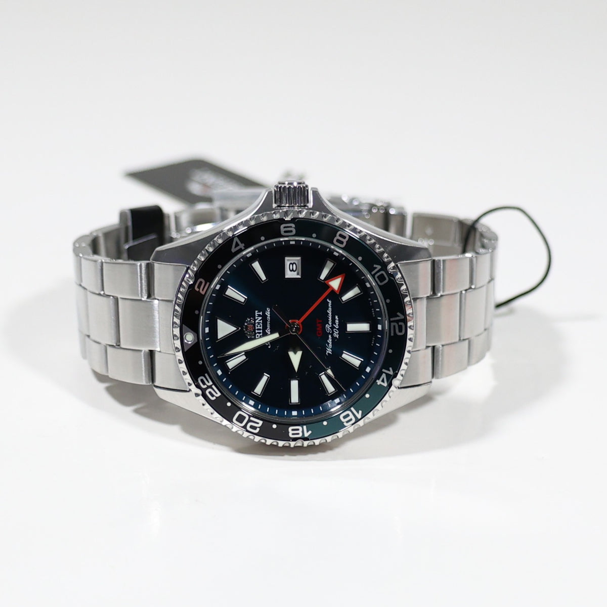 Orient Mako GMT Green Dial Stainless Steel Men's Watch RA-BC0002E - Chronobuy