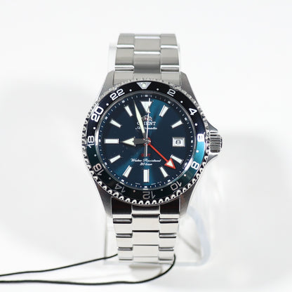 Orient Mako GMT Green Dial Stainless Steel Men's Watch RA-BC0002E - Chronobuy