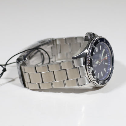 Orient Mako GMT Blue Dial Stainless Steel Men's Watch RA-BC0003L