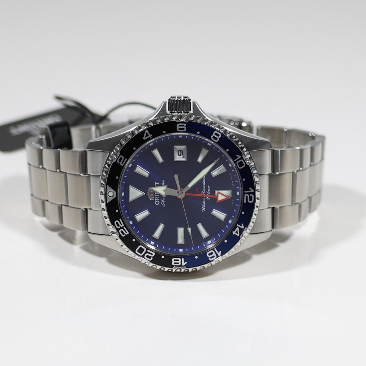 Orient Mako GMT Blue Dial Stainless Steel Men's Watch RA-BC0003L