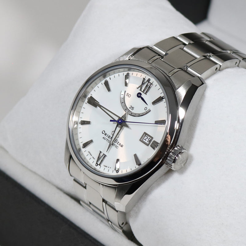 Orient Star Automatic White Dial Stainless Steel Men s Watch RE AU0006 Chronobuy