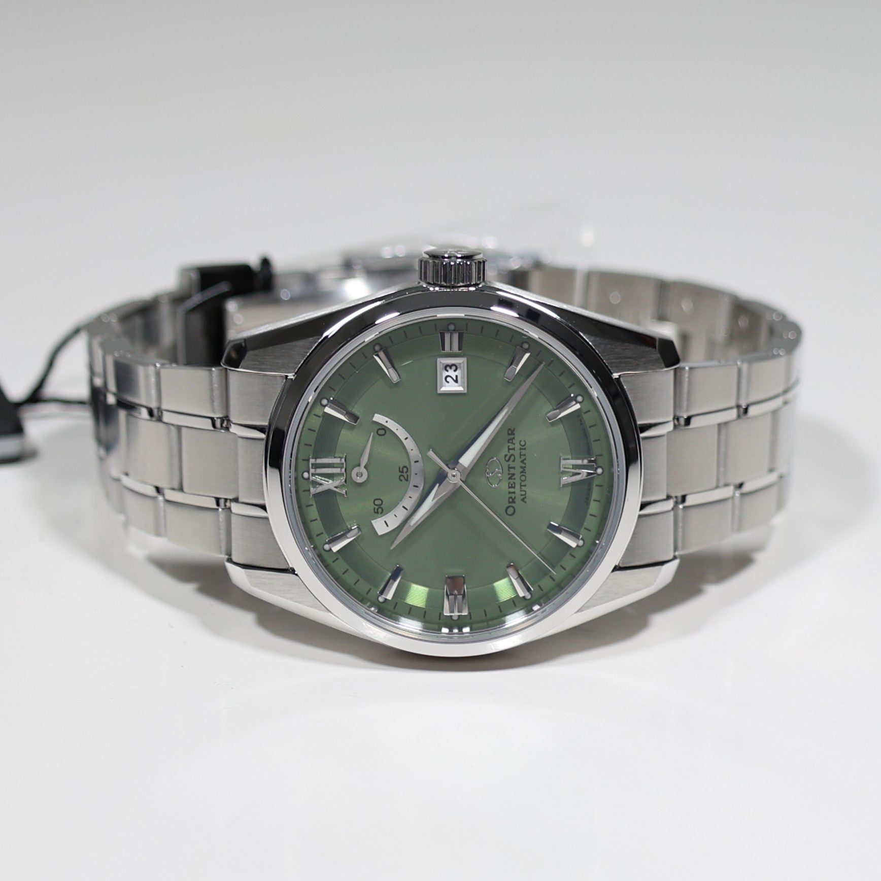 Orient Star Automatic Green Dial Stainless Steel Men's Watch RE-AU0107E00B