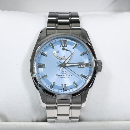 Orient Star Automatic Blue Dial Stainless Steel Mens Watch RE-AU0109L
