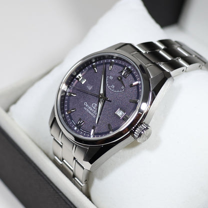 Orient Star Automatic Purple Dial Stainless Steel Men's Watch RE-AU0112V00B - Chronobuy