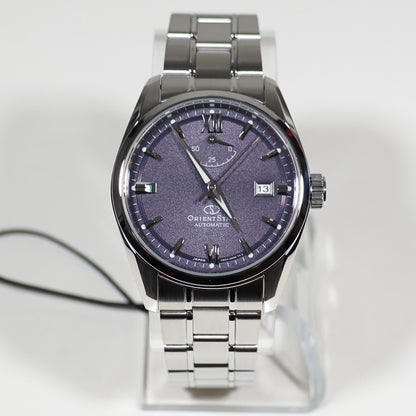 Orient Star Automatic Purple Dial Stainless Steel Men's Watch RE-AU0112V00B - Chronobuy