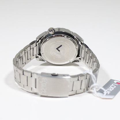 Lorus Men's Diver Blue Dial Stainless Steel Sports Watch RH947RX9