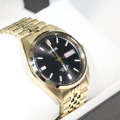 Lorus Stainless Steel Gold Tone Men's Automatic Dress Watch RL434CX9