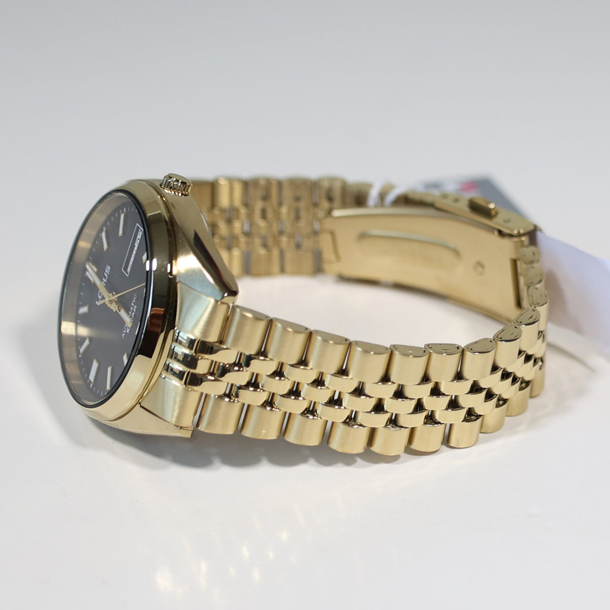 Lorus Stainless Steel Gold Tone Men's Automatic Dress Watch RL434CX9