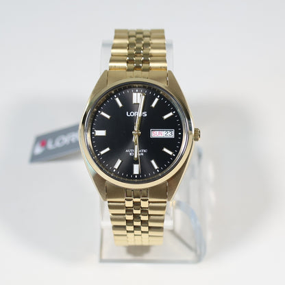 Lorus Stainless Steel Gold Tone Men's Automatic Dress Watch RL434CX9