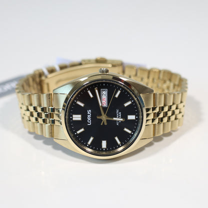Lorus Stainless Steel Gold Tone Men's Automatic Dress Watch RL434CX9