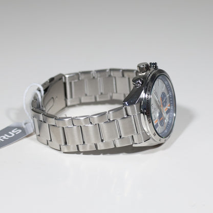 Lorus Stainless Steel Silver Dial Chronograph Men's Sports Watch RM399JX9