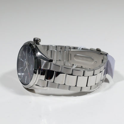 Lorus Stainless Steel Men's Blue Dial Solar Dress Watch RX329AX9 - Chronobuy