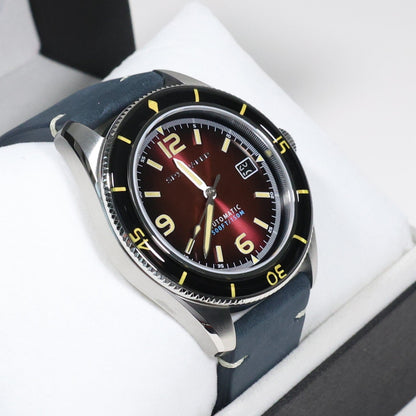 Spinnaker Fleuss Automatic Red Dial Stainless Steel Case Men's Watch SP-5055-07