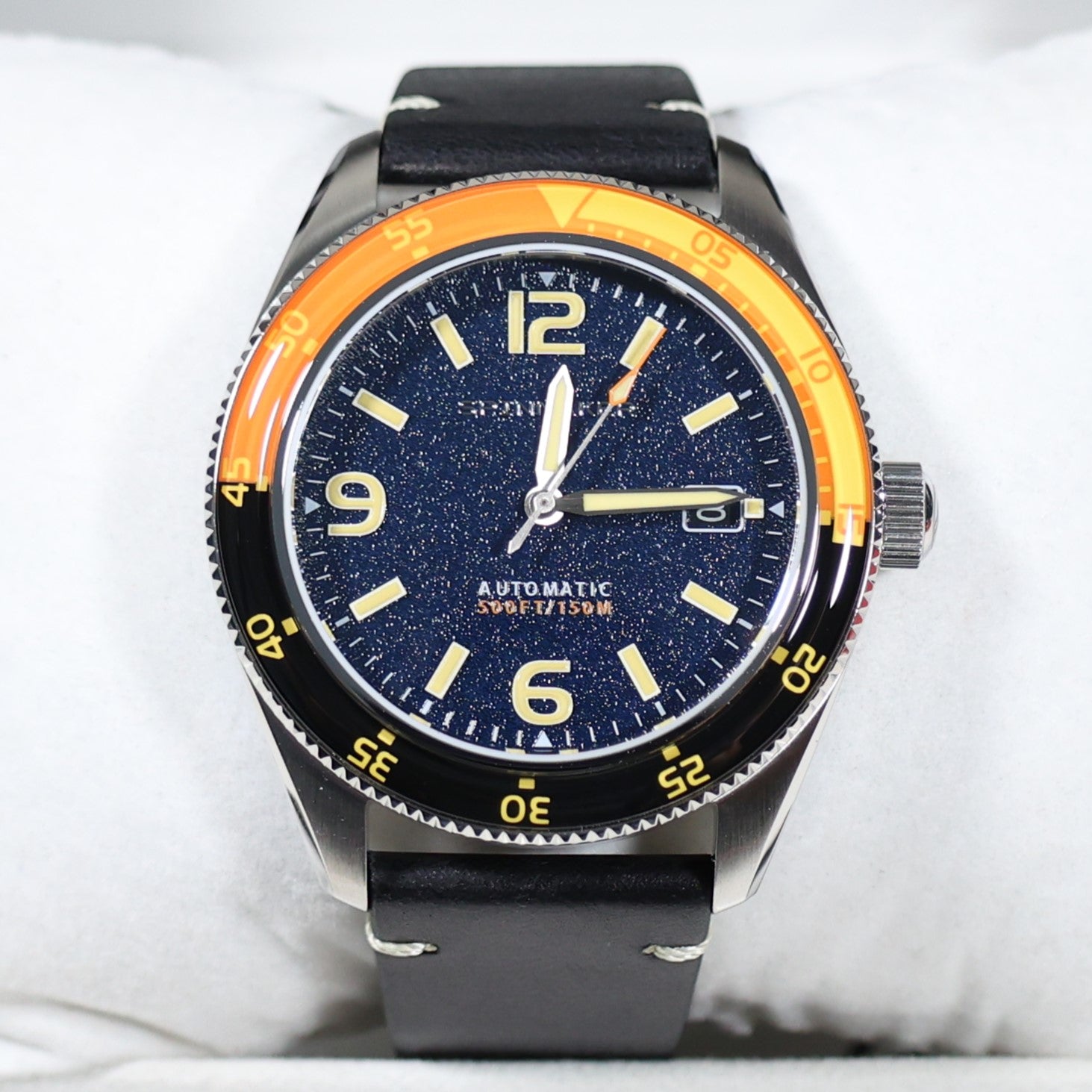 Spinnaker Fleuss Automatic Blue Dial Stainless Steel Case Men's Watch SP-5055-0D