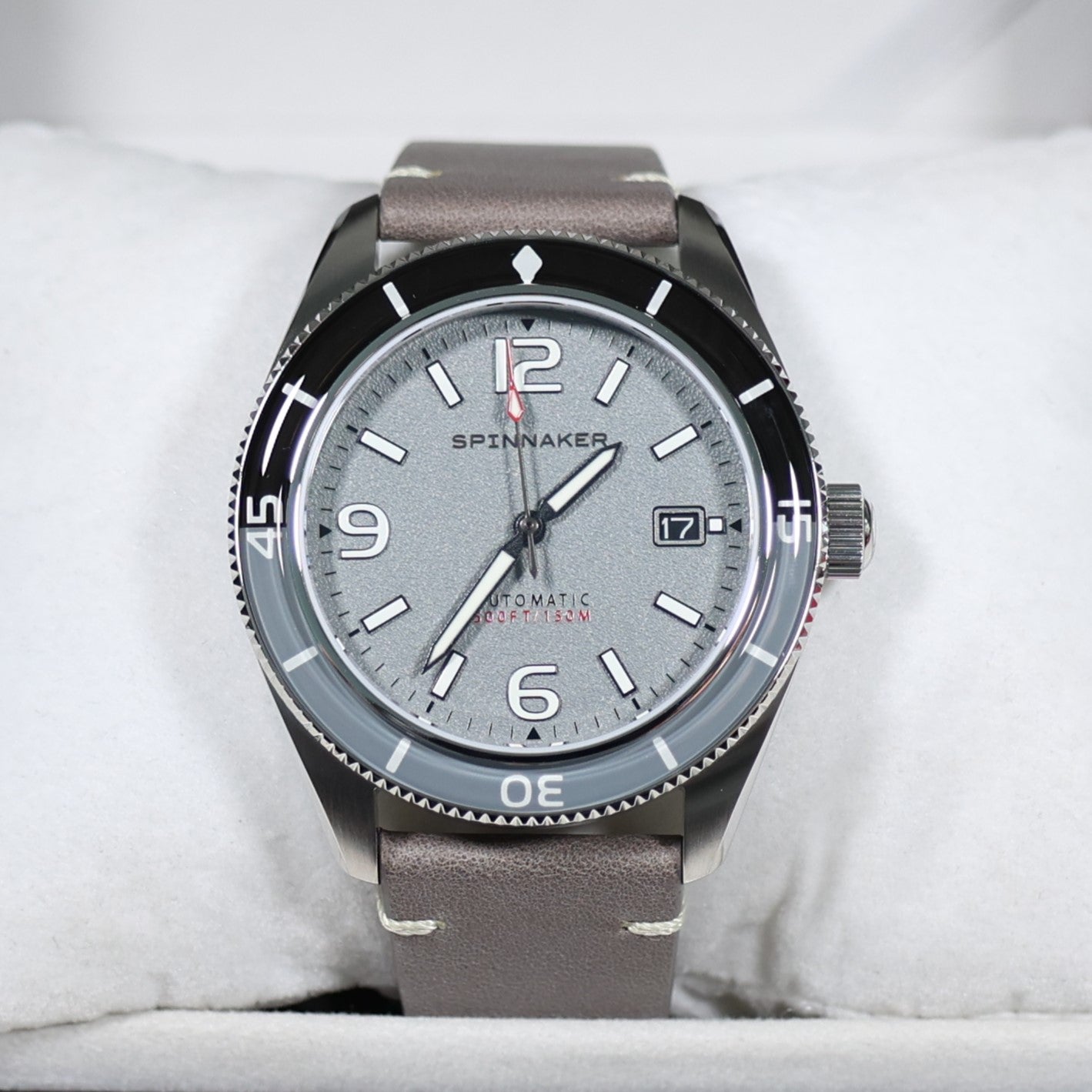 Spinnaker Fleuss Automatic Gray Dial Stainless Steel Case Men's Watch SP-5055-0H
