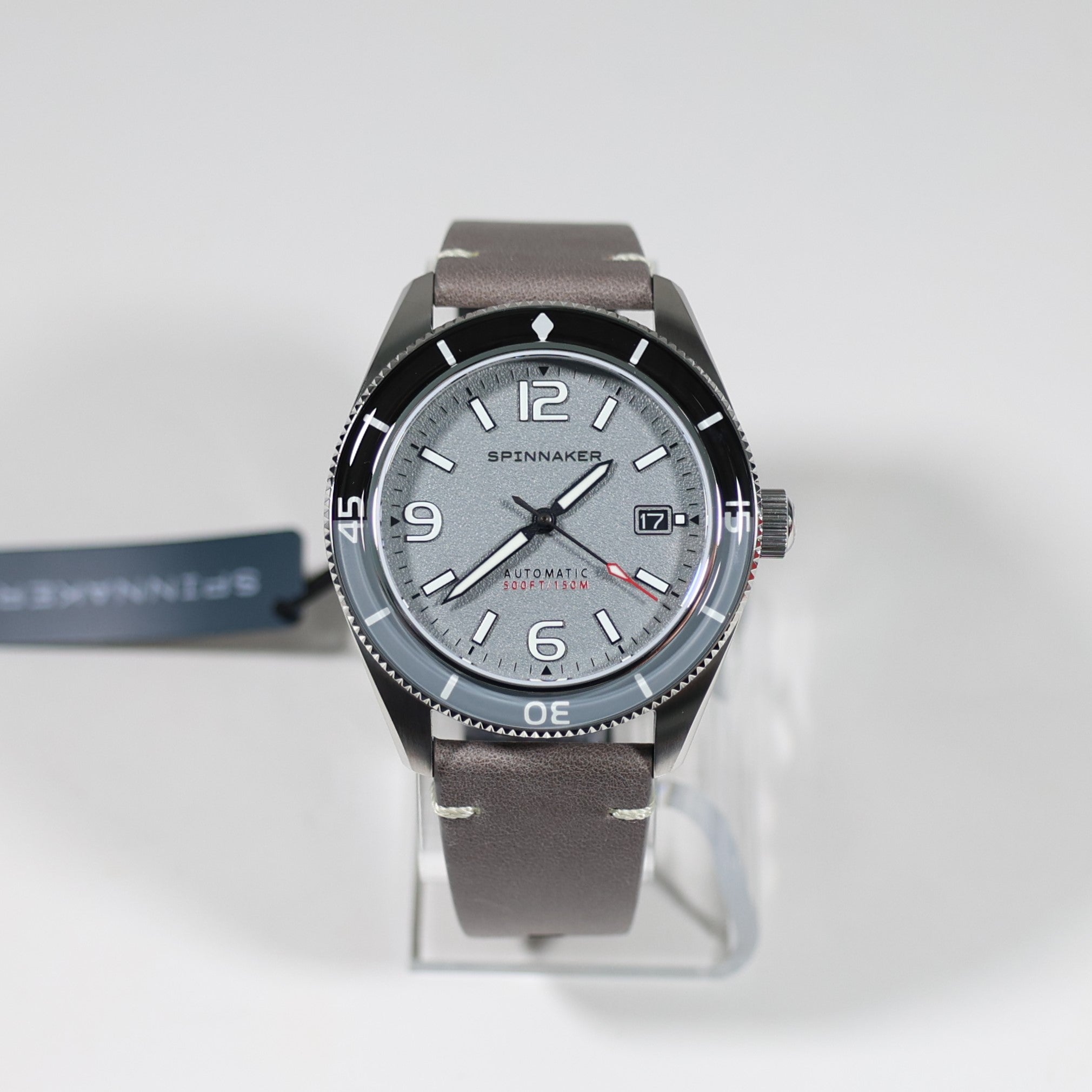 Spinnaker Fleuss Automatic Gray Dial Stainless Steel Case Men's Watch SP-5055-0H