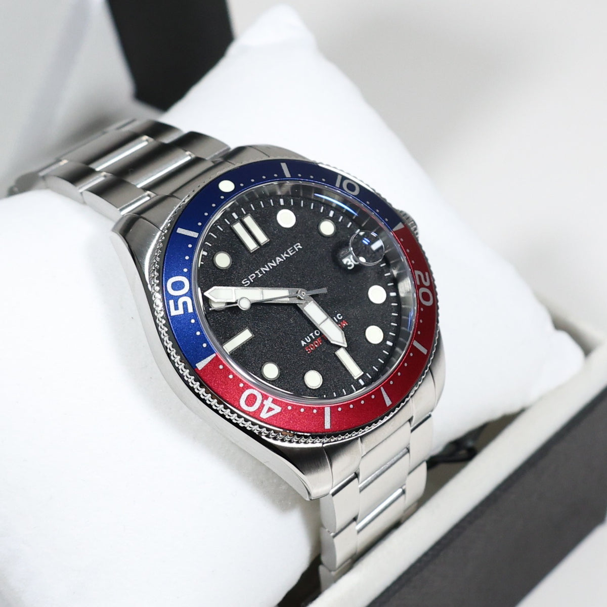 Spinnaker Croft Automatic Men's Stainless Steel Black Dial Watch SP-5100-11 - Chronobuy