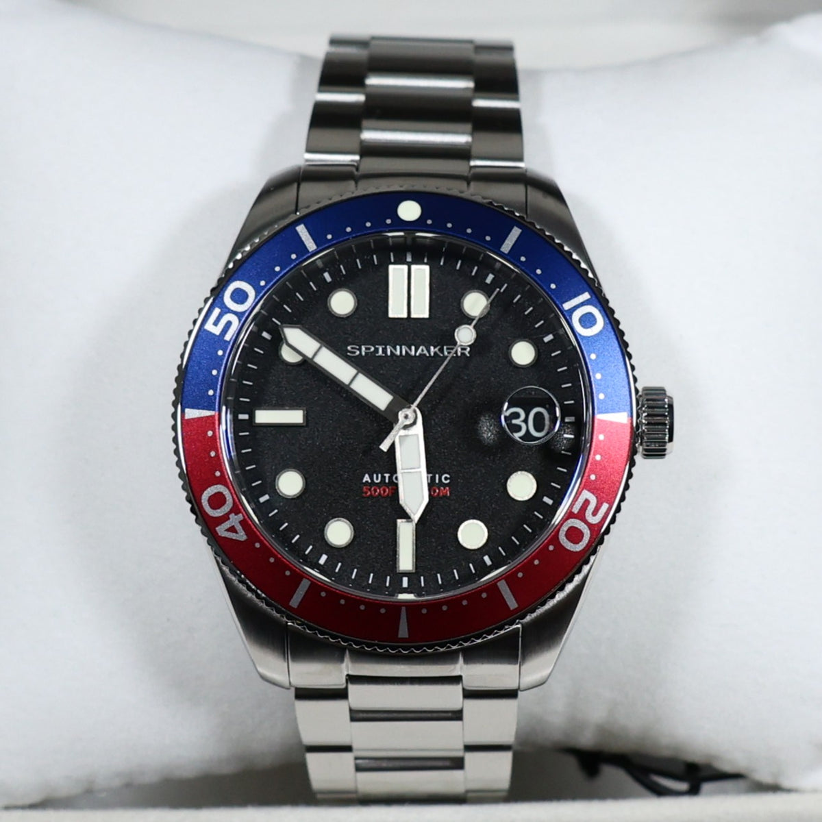 Spinnaker Croft Automatic Men's Stainless Steel Black Dial Watch SP-5100-11 - Chronobuy